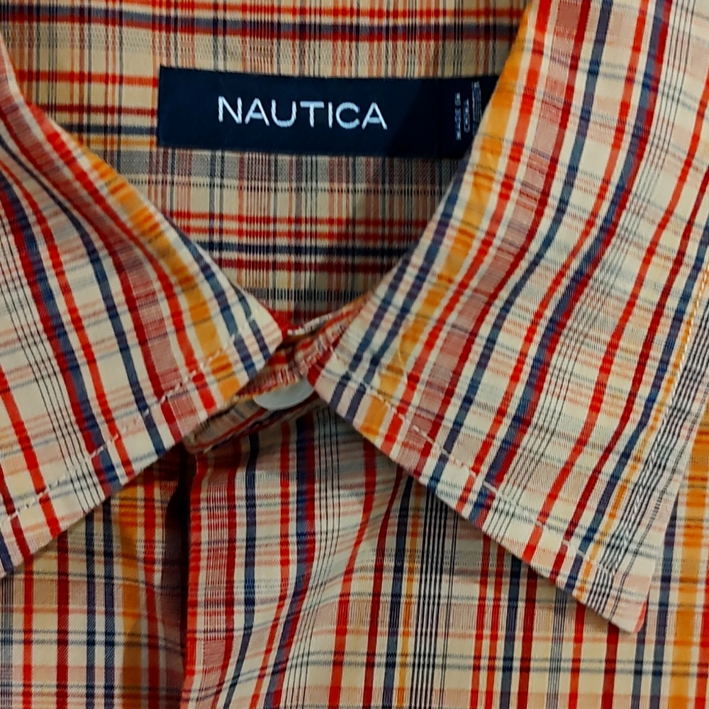 Men's shirt,Nautica,large,plaid